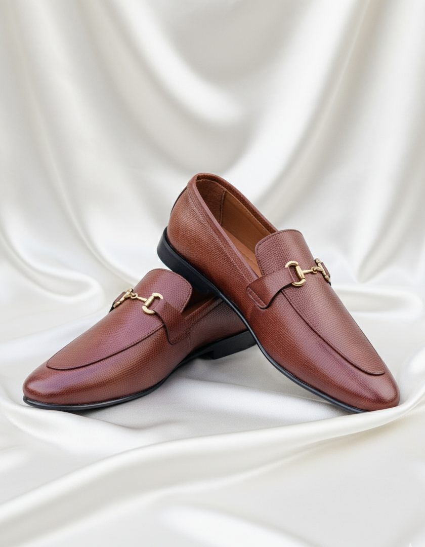 Men’s Handmade Chestnut Brown Formal / 100% Original  Premium Quality