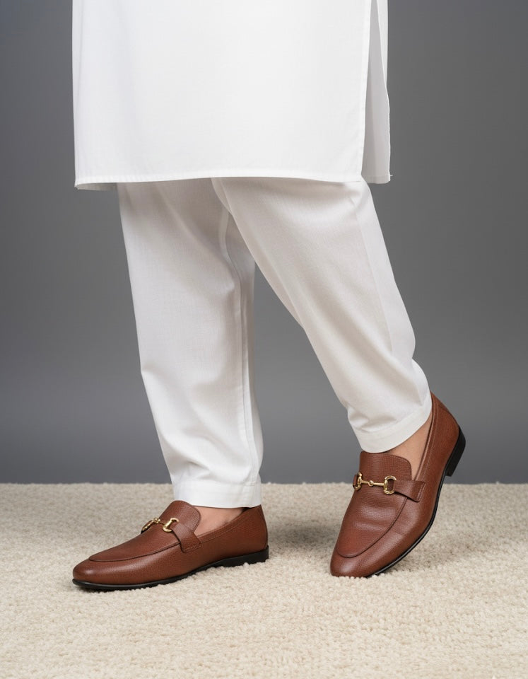 Men’s Handmade Chestnut Brown Formal / 100% Original  Premium Quality