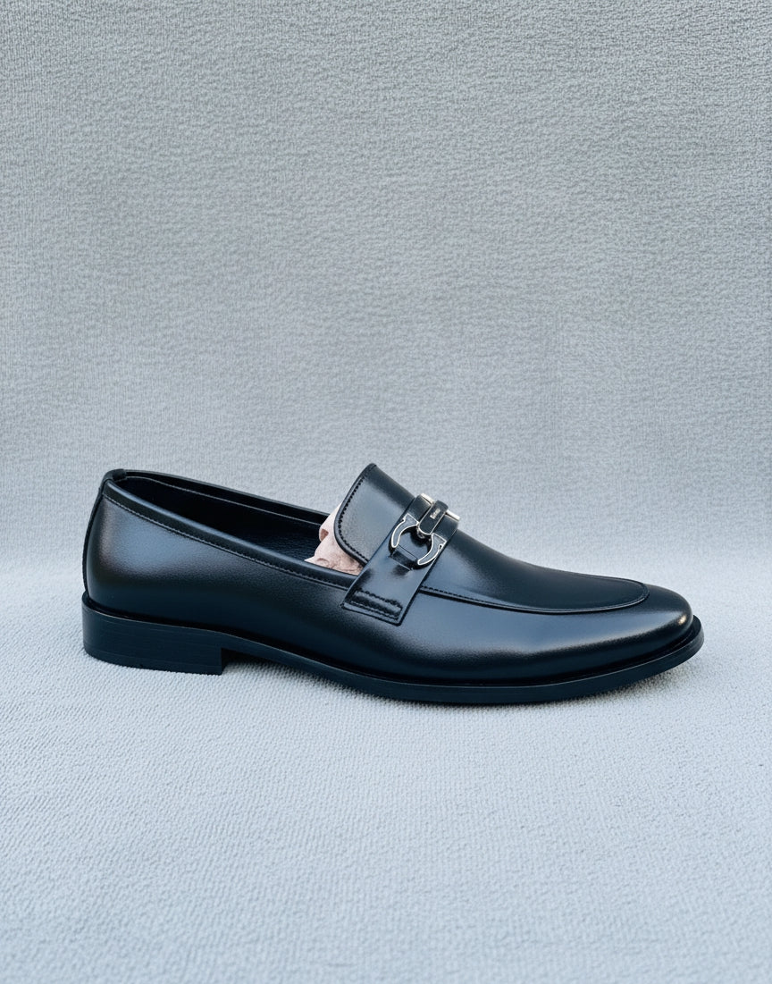 Pure Handmade Formal Shoes | Fashion Buckle Premium Quality